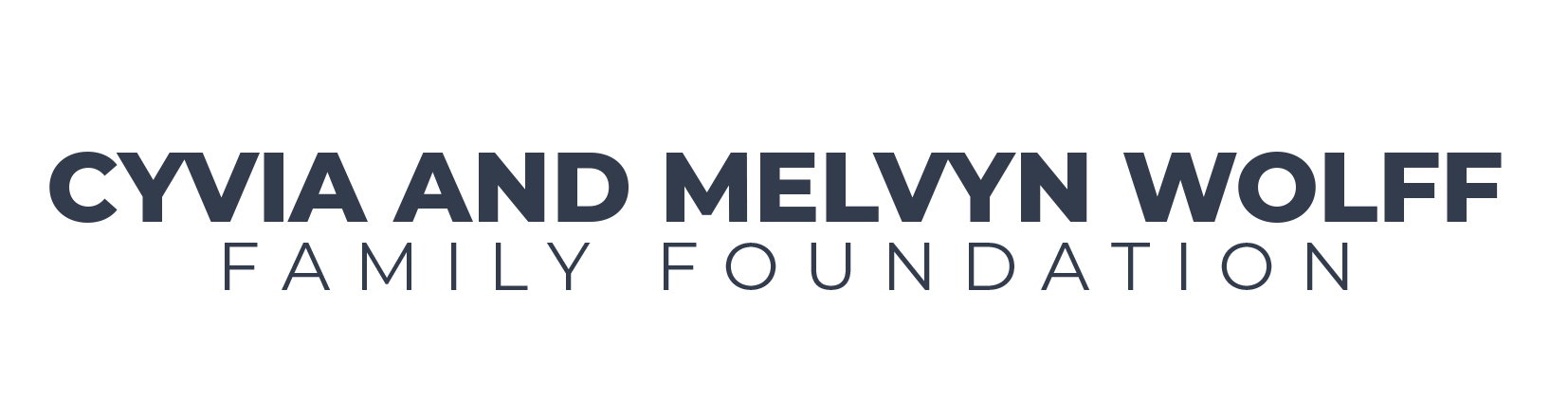 Cyvia and Melvyn Wolff Family Foundation logo.