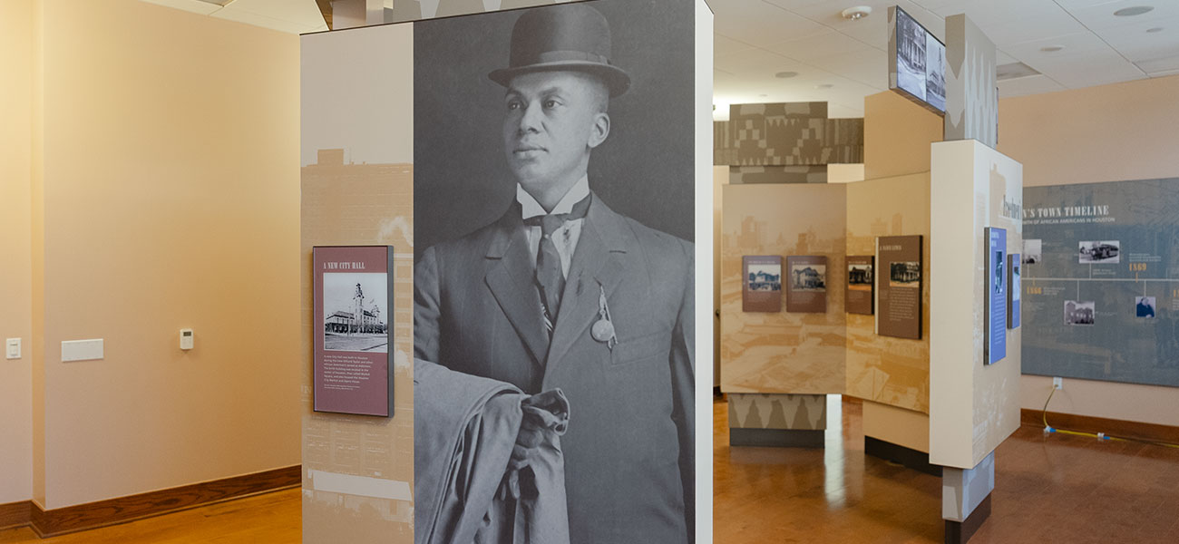 Interior of museum display.
